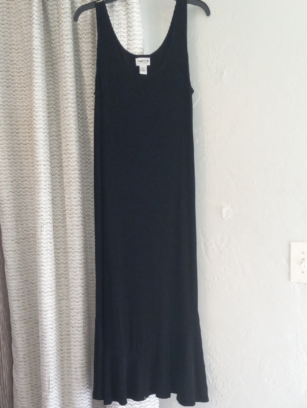 Chico's Black Sleeveless Maxi Dress
